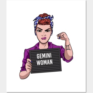 Gemini Woman Posters and Art